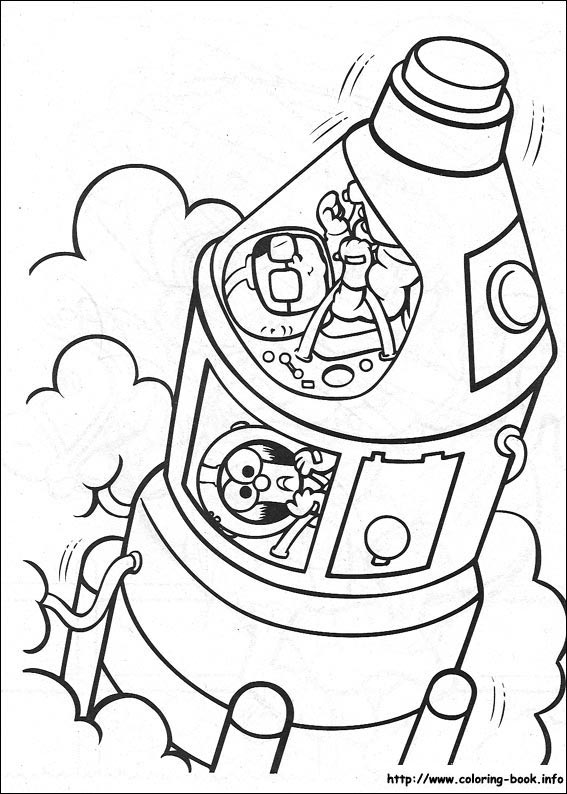 Muppet Babies coloring picture